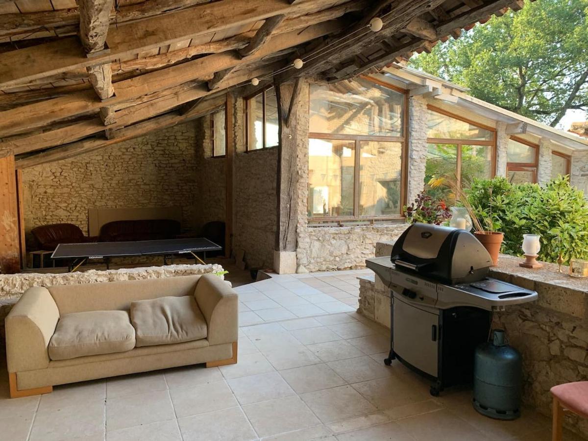 Country Villa For 19 Pool Cinema Football Pitch Verteillac Екстериор снимка